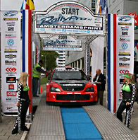 Mark van Eldik - Rallypro Amsterdam Rallysprint - Mitsubishi Lancer WRC05
