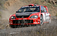 Mark van Eldik - Rally Isla Tenerife - Mitsubishi Lancer WRC05